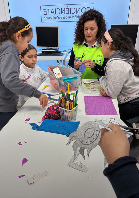 Tarde de voluntariado con niños y niñas en riesgo de exclusión social