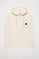 Sweatshirt em branco sujo com capuz e pormenor Polo Club