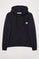 Navy-blue zip-up hoodie with Polo Club detail