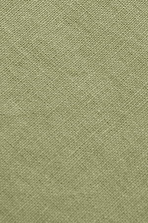 Vestido midi de lino verde con detalle bordado