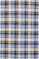 Camisa regular de cuadros con cuello abotonado y detalle bordado