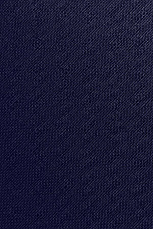 Navy-blue dolman-sleeve dress with embroidery in matching colour
