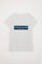 T-shirt branca com print em block Polo Club