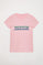 Camiseta rosa con print Neword Polo Club