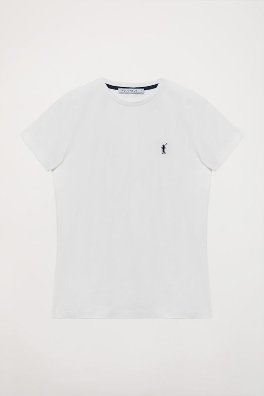 Pack de dos camisetas básicas blanca y negra con logo Rigby Go
