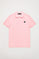 Polo de manga corta rosa con detalle Polo Club