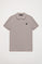Polo de manga corta gris con detalle Polo Club
