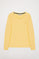 Camiseta básica de manga larga amarilla con logo Polo Club