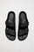 Chinelo bio preto para homem com fivelas