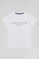 White T-shirt with Polo Club iconic print