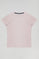 Pink T-shirt with Polo Club iconic print