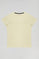 T-shirt amarela com print icónico Polo Club