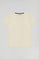 Beige T-shirt with Polo Club iconic print
