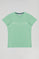 Turquoise T-shirt with Polo Club iconic print
