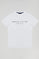 T-shirt básica branca com print icónico Polo Club