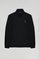 Sweatshirt aberta de gola alta em preto com logótipo Rigby Go