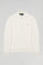 Sudadera de media cremallera beige con logo Rigby Go