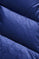 Casaco acolchoado com efeito metalizado em azul com pormenores Polo Club