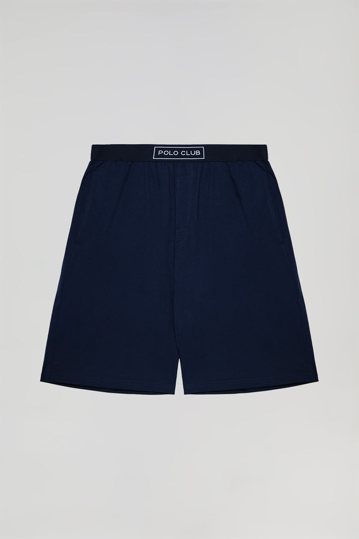 Navy-blue Iago PJ shorts