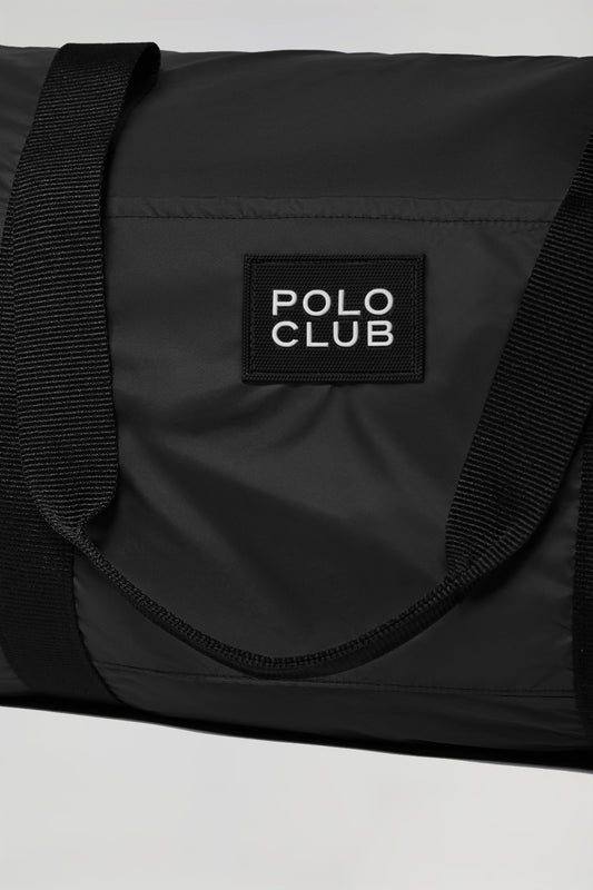 Saco leve de viagem preto com pormenor Polo Club