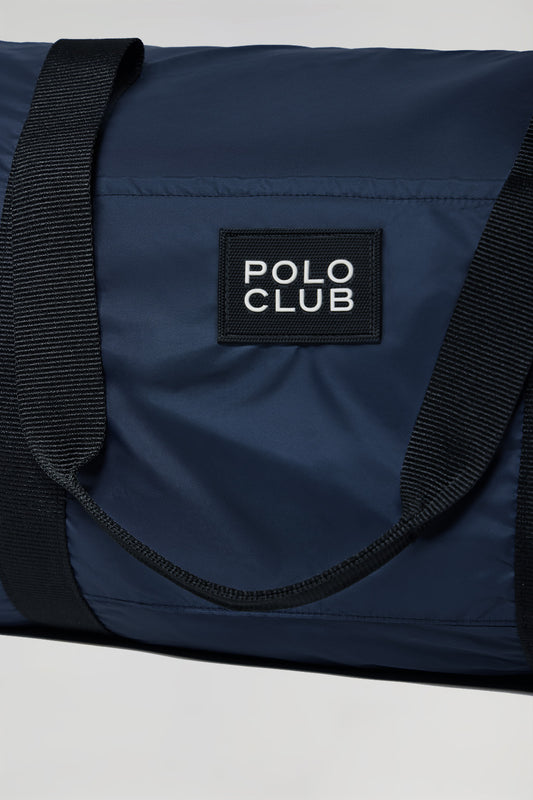 Saco leve de viagem azul com pormenor Polo Club