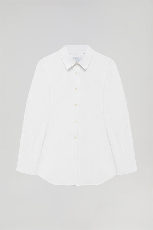 Camisa Cape branca oversize com bordado minimal Polo Club