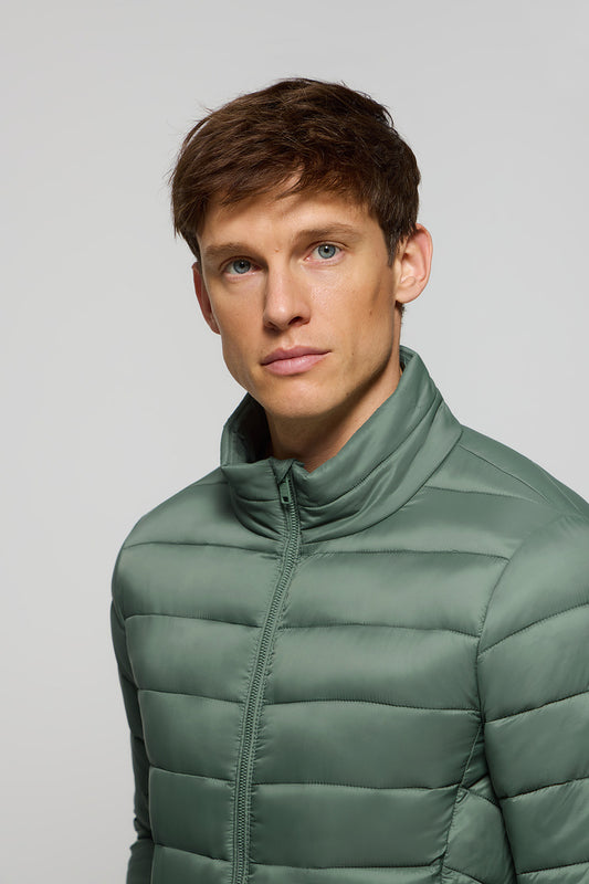 Green ultralight Cabo jacket with logo