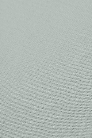 Camisola básica com decote redondo azul acinzentado com logotipo Rigby Go