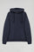 Navy-blue Minimal Polo Club hoodie with pockets