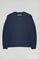 Sweatshirt básica navy com decote redondo Minimal Polo Club