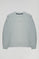 Sweatshirt básica com decote redondo acinzentada Minimal Polo Club