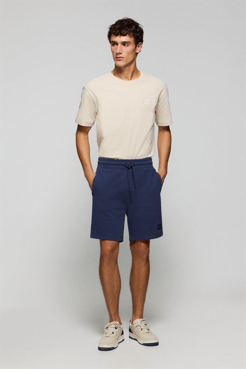 Azul Marino Outfit Bermuda Gris Hombre Bermuda Azul Marino Shorts