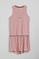 Conjunto de shorts y camiseta de pijama rosa con detalles Polo Club