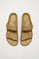 Chinelo bio camel para homem com fivelas