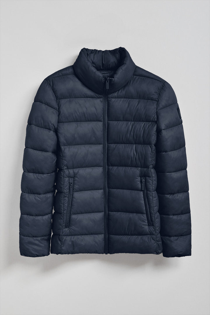 Casaco ultralight Susanne azul marinho com patch Rigby Go