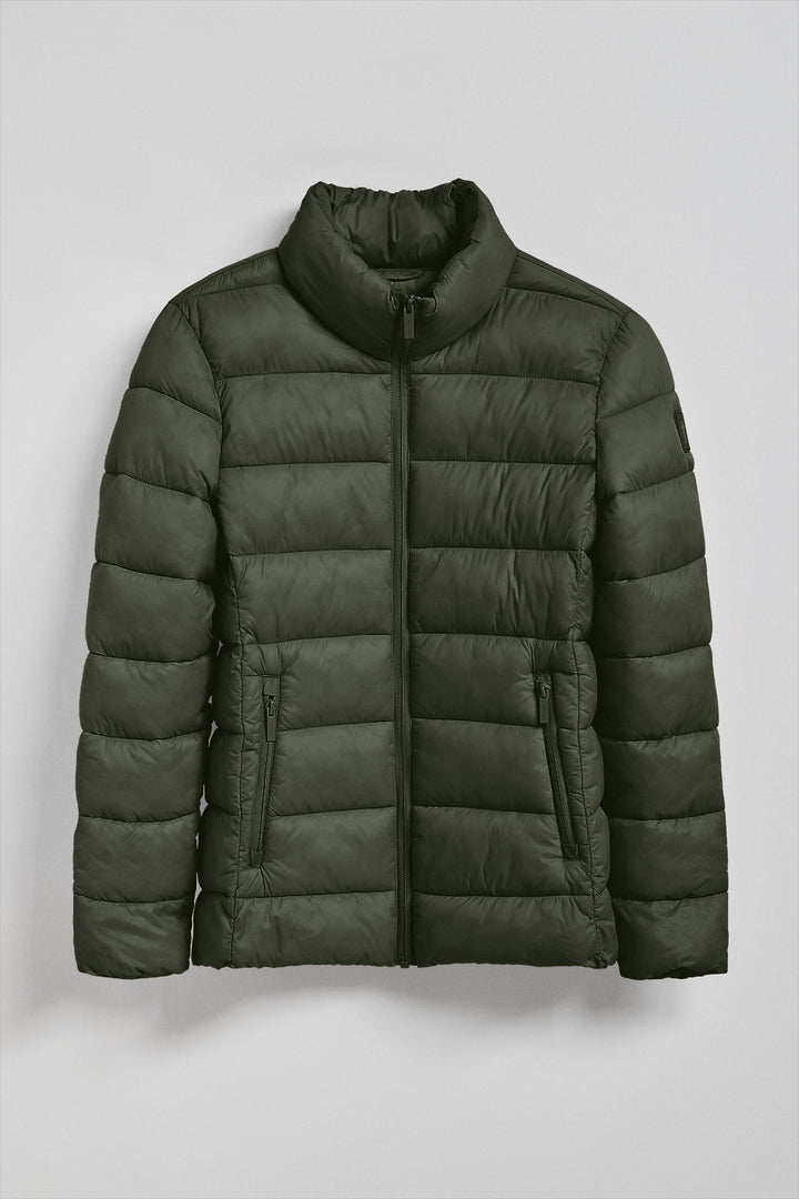 Casaco ultralight Susanne verde com patch Rigby Go