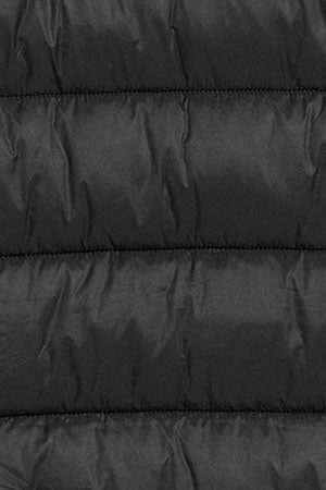Abrigo Suzette ultralight negro con bordado Rigby Go
