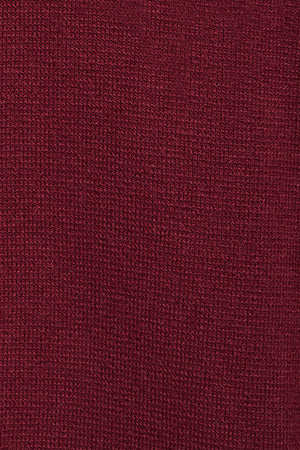 Maroon zip knit jumper Koda with Polo Club details