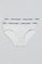 Pack de dois slips brancos com pormenor Polo Club