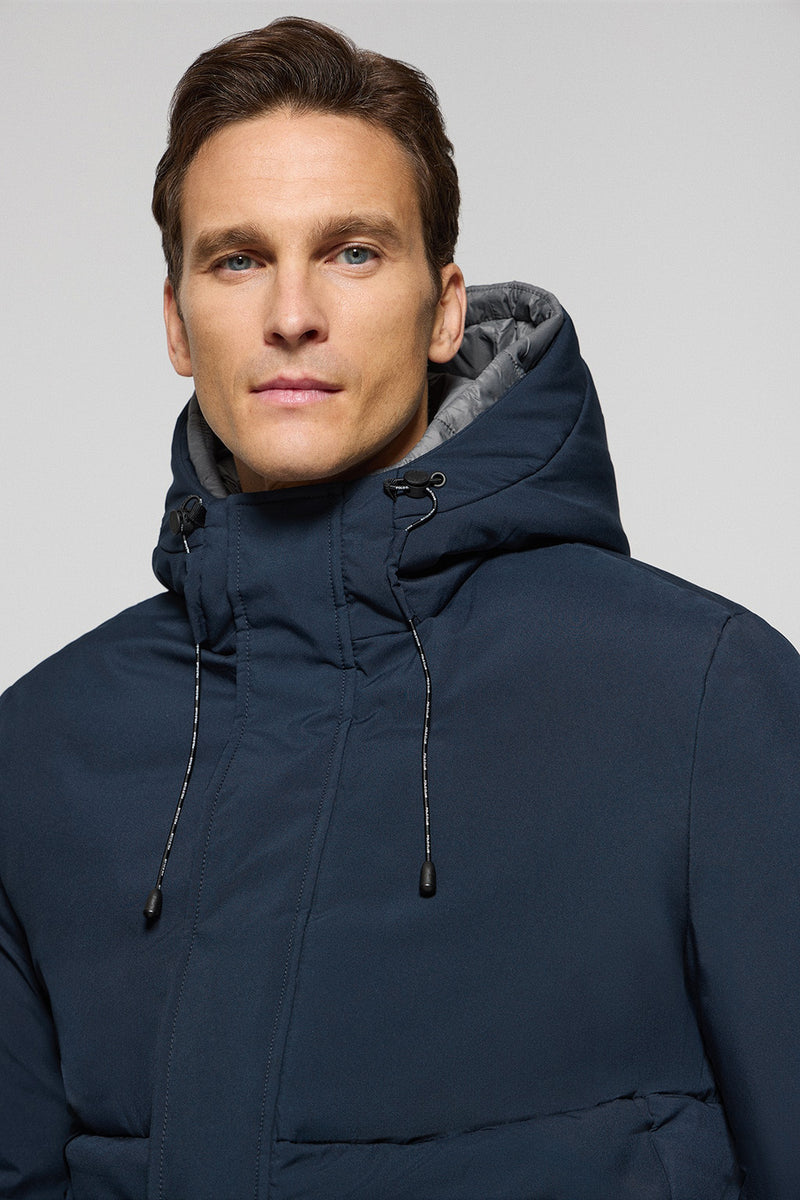 Azul Marino Chaqueta Polo Club Abrigos Polo Club Chaquetón Negro