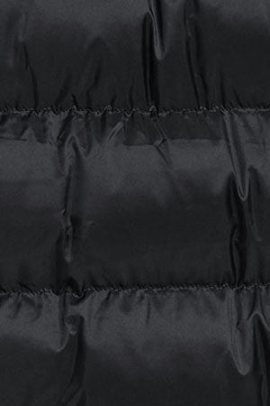 Abrigo negro Greenwich con bolsillos y capucha fija con detalles Polo Club