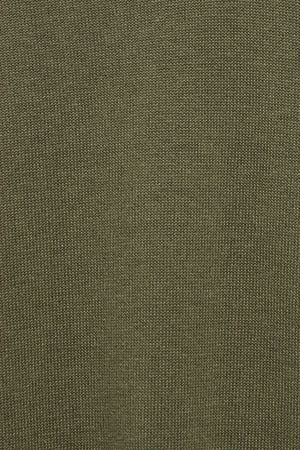 Camisola verde militar Martin com gola polo em V com pormenor Polo Club