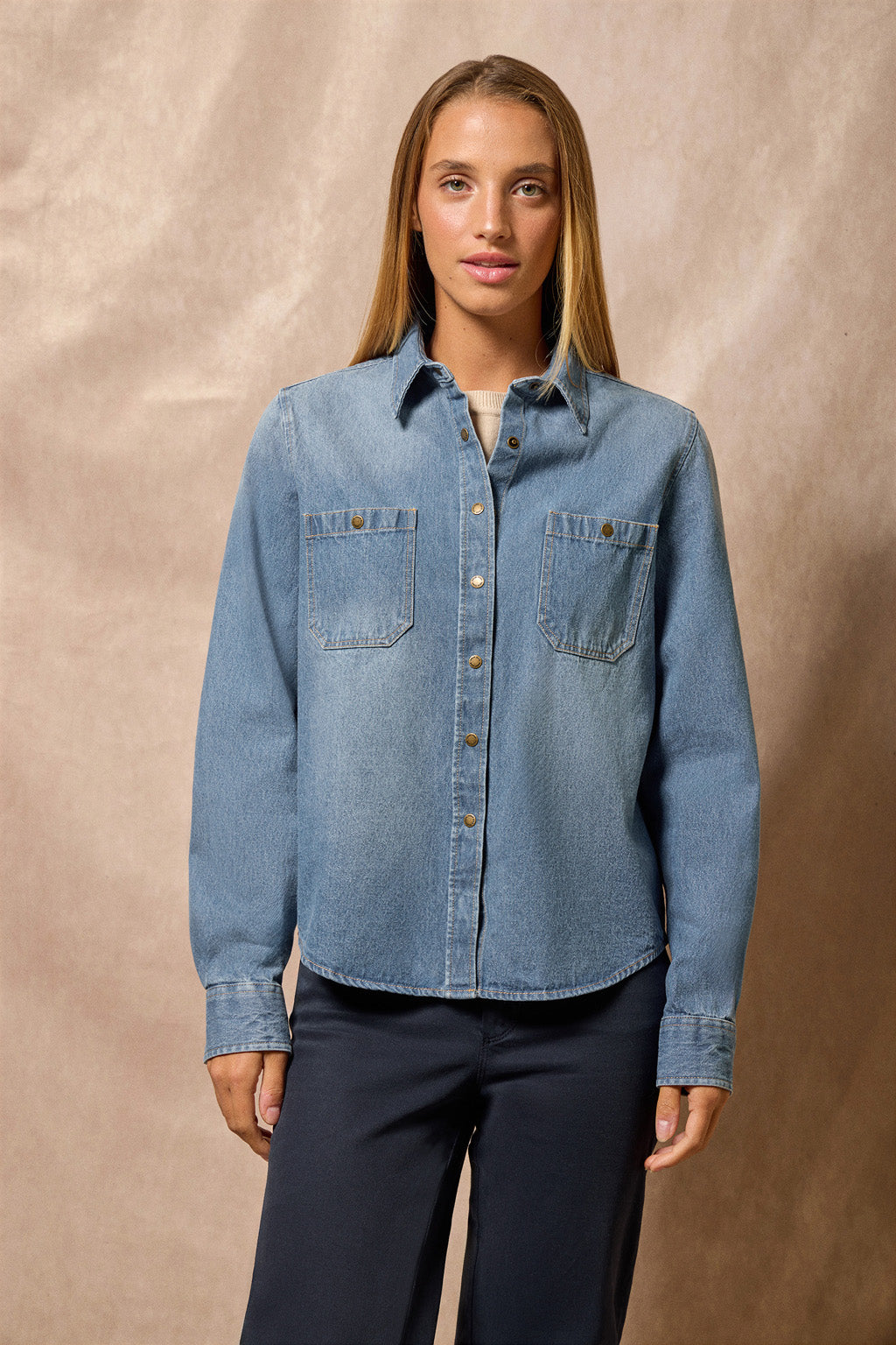 Polo Camisas De Jean Por Mayor White 65% Algodón 35% Poliéster