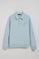 Sweatshirt estilo polo Gorka azul claro com monograma Polo Club