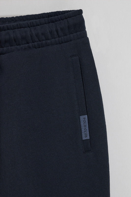 Calças jogger azul marinho com pormenores Polo Club