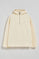 Sweatshirt Sinsajo bege com capuz e fecho de correr com logo Rigby Go