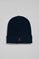 Navy-blue beanie Vinny with Rigby Go embroidered logo