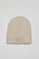 Beige beanie Vito with Polo Club label