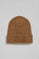 Camel beanie Verth with jacquard Polo Club logo