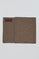 Marl brown scarf Sina with Polo Club details